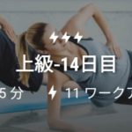 体幹トレーニング14日目(13日目は休息日の設定)