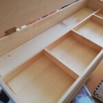 キャスター付き裁縫道具収納棚